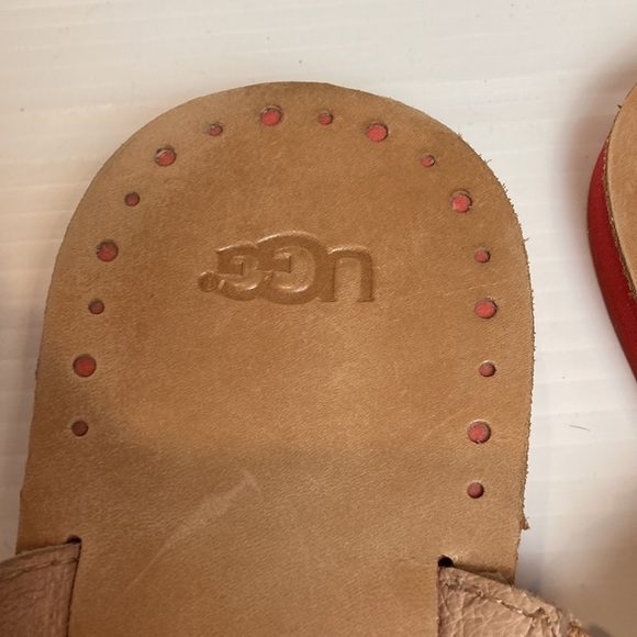 Ugg Leather Sandals Flip-Flops Sz 11 - Picture 3 of 7